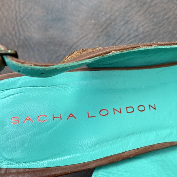 Sasha London animal print sandals - Picture 3 of 6